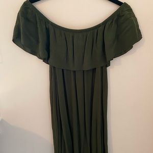 Off the shoulder mini dress